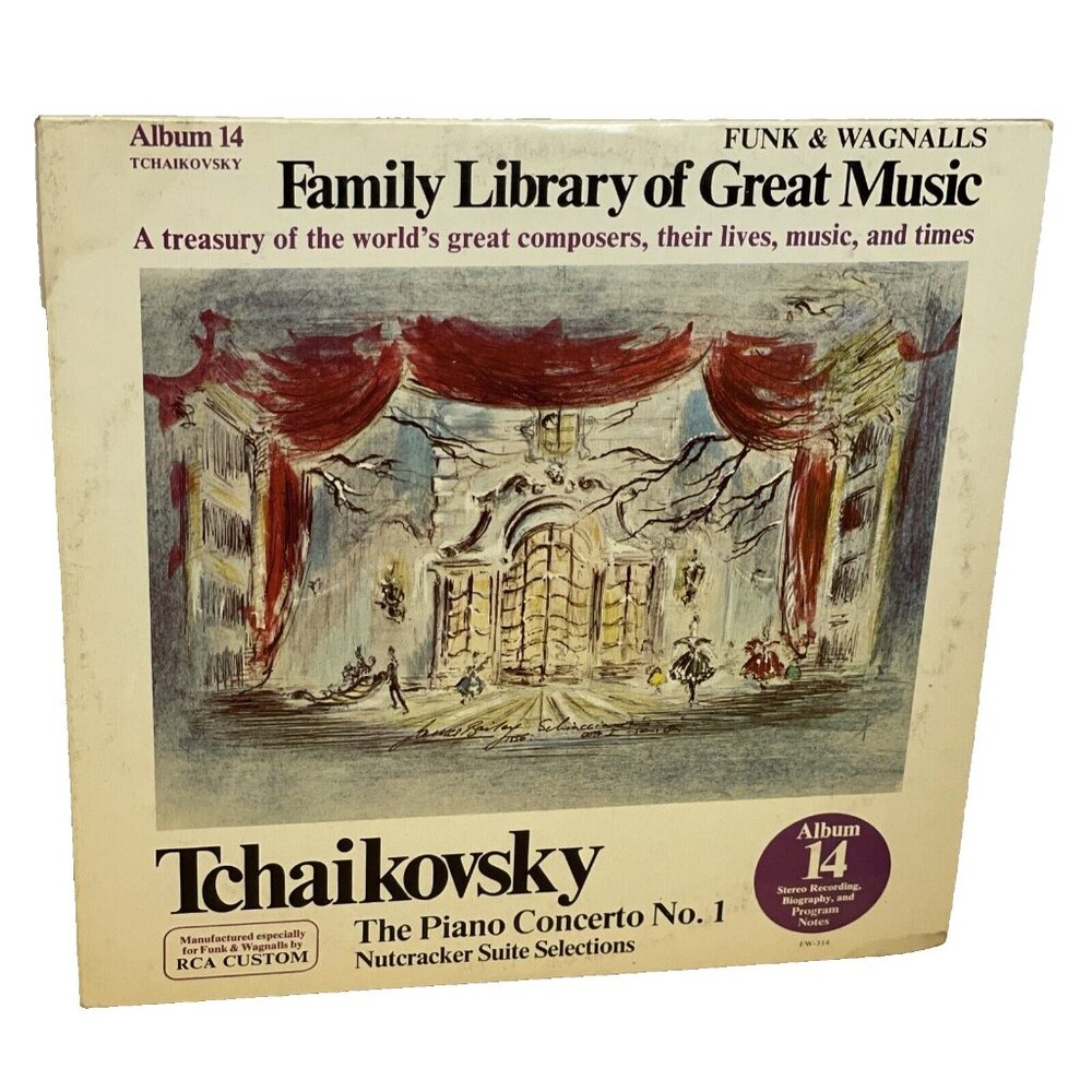The Piano Concerto No. 1 Nutcracker Suite Selections (Vinyl, 1976) RCA Custom